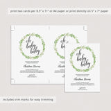 Editable twin baby shower invites by LittleSizzle