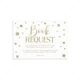 Little star baby shower books for baby cards printable by LittleSizzle