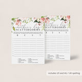 Mother's Day Scattergories Printable & Virtual