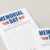 USA Memorial Day Game Scattergories
