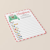 Christmas Carol Emoji Pictionary Game Ugly Sweater Party
