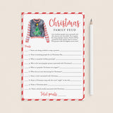 Family Feud Christmas Game Printable by LittleSizzle