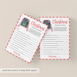 Family Feud Christmas Game Printable