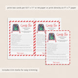 Ugly Sweater Christmas Trivia Game Printable