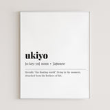 Ukiyo Definition Print Instant Download by LittleSizzle