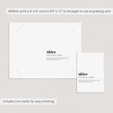 Ukiyo Definition Print Instant Download