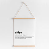 Ukiyo Definition Print Instant Download
