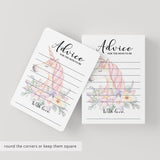 Unicorn Baby Shower Advice for Mom-To-Be Printable