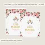 Gold unicorn baby sprinkle games instant download PDF by LittleSizzle