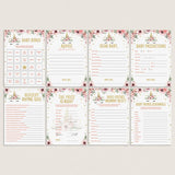 Huge baby shower games package printable unicorn themed by LittleSizzle