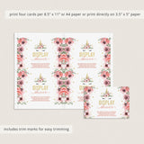 Unicorn Display Shower Insert Template