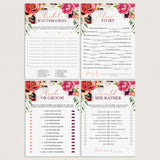 Boho bridal shower games package printable by LittleSizzle