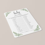 Travel Baby Shower Game Around The World Printable