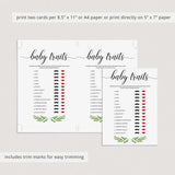 DIY baby features baby shower quiz by LittleSizzle
