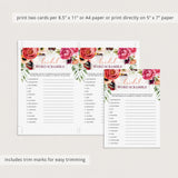 bridal word scramble answers included