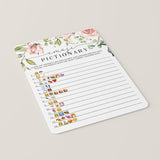 Zoom Bridal Shower Games Bundle Floral Theme Instant Download