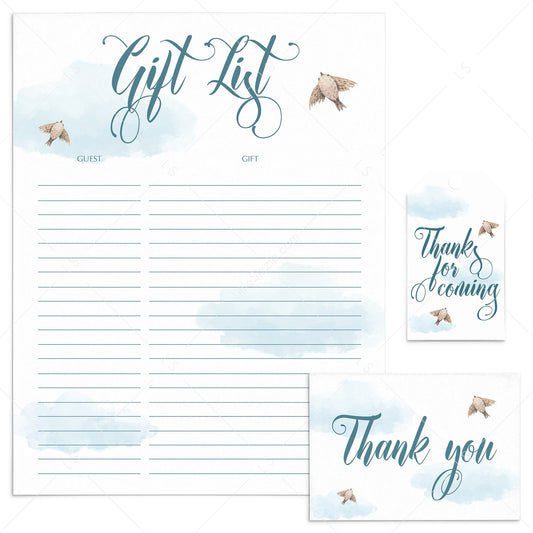 Blue Party Supplies Bundle Printable by LittleSizzle