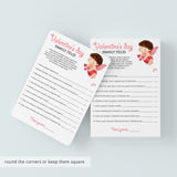 Valentine Game Family Feud Printable