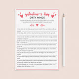 Dirty Minds Game for Adults Valentine's Day Party by LittleSizzle