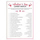 Valentine's Party Game Candy Match Printable & Virtual by LittleSizzle