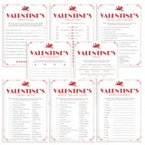 Valentines Games Bundle Printable Instant Download by LittleSizzle