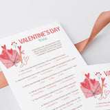 Valentine's Trivia Quiz with Answers Printable