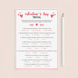 Valentine's Day Trivia Game Virtual & Printable Files by LittleSizzle