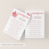 Valentine's Trivia Quiz with Answers Printable