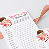 Printable & Virtual Valentine's Day Classroom Game Word Scramble