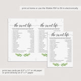 Virtual baby shower game instant download by LittleSizzle