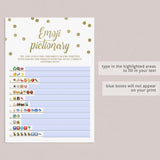 Live baby shower emoji game by LittleSizzle