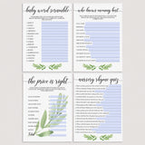 Fun Game Package for (Virtual) Baby Shower - Gender Neutral