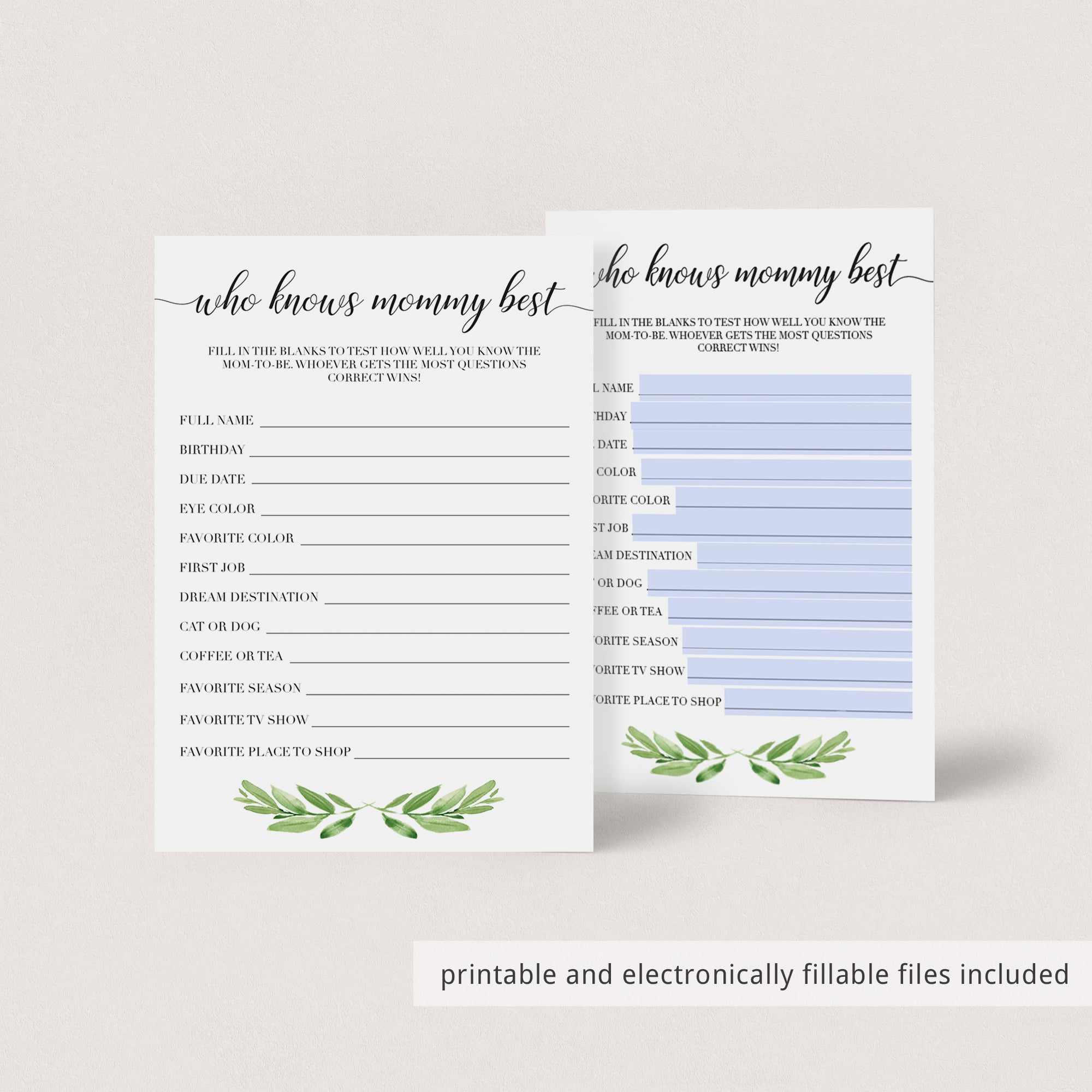 Virtual mommy trivia download by LittleSizzle