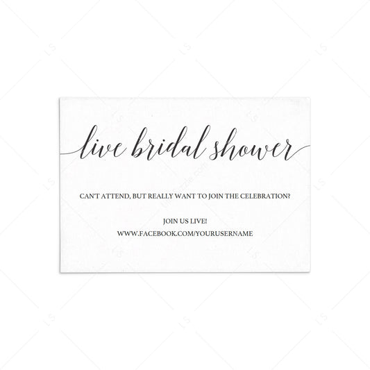 Long distance bridal shower insert cards by LittleSizzle