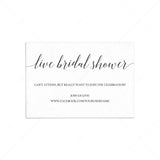 Long distance bridal shower insert cards by LittleSizzle