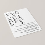 Digital bridal shower invitation templates by LittleSizzle