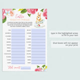 Easter Game for (Virtual) Classroom Finish My Phrase