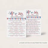 American Trivia Game for Fourth of July Party Printable & Virtual