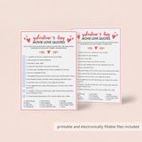 Galentine's Day Chickflick Game Instant Download