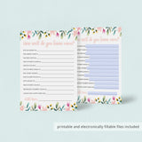 Floral Mother's Day Activity Printable & Virtual