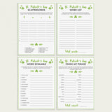 4 Saint Patricks Games For Kids & Adults To Print or Play Over Zoom by LittleSizzle