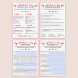 Galentines Day Games Pack Virtual & Printable
