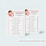 Fun Valentine's Day Game for Couples This or That