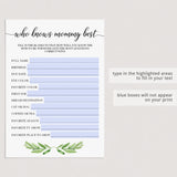 Virtual mommy trivia game download by LittleSizzle