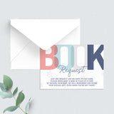 Winter baby shower book request card printable by LittleSizzle