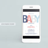 Winter Baby Shower Invitation Template