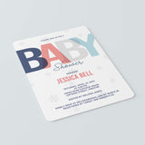 Winter Baby Shower Invitation Template