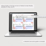 Whimsical florals baby shower card by LittleSizzle