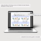 Watercolor whimiscal floral baby shower card by LittleSizzle