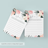 Blush and Green Bridal Party Game Who Am I